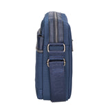 Borsa a tracolla uomo Pelle PU Vegan PCL3067-BLU Northampton Polo Club