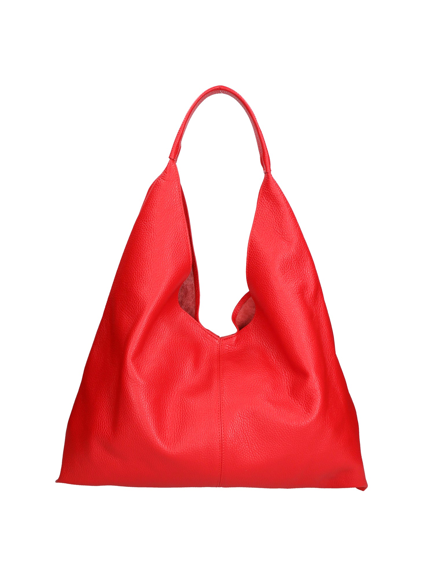 Ginger Borsa a spalla da donna Vera pelle 05788-D58 ROSSO FUOCO Gave Lux