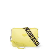Borsa a tracolla da donna 100% Pvc FLAT-FLOWE-PYRATE GREEN - SILVER Marc Ellis
