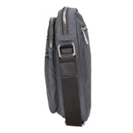 Borsa a tracolla uomo 100% pelle PU PCL3020-GREY Northampton Polo Club