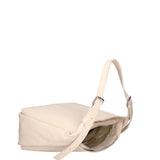 Borsa a spalla da donna Misto pelle e tessuto 07157-D37 LATTE Roberta Rossi