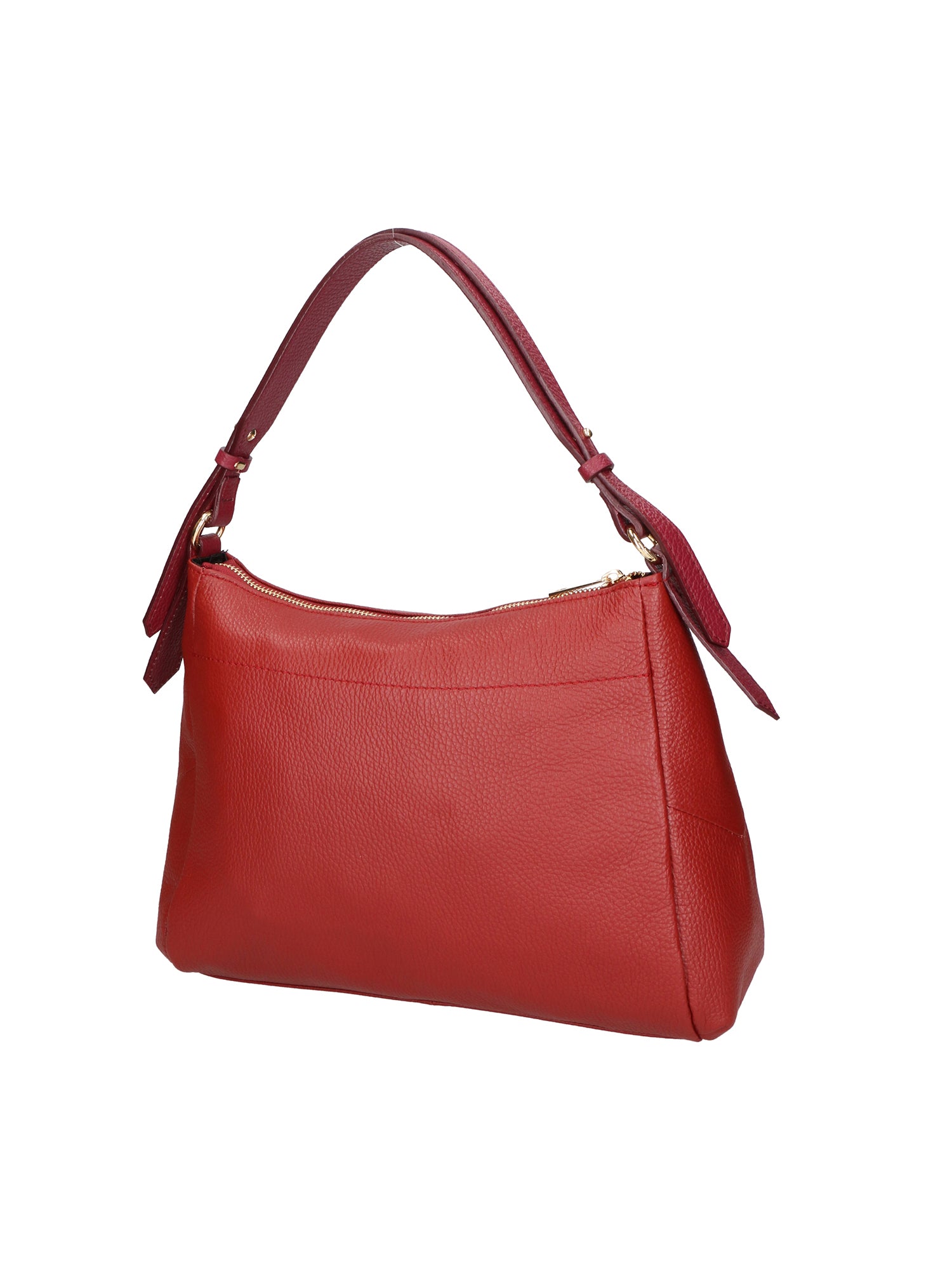 Vladimira Borsa a spalla da donna Vera pelle 06675-D10 RUBINO + D34 BORD Gave Lux