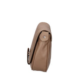 Bianca Borsa a tracolla da donna Vera pelle 10016 1020-S240 TAUPE SCURO Gave Lux