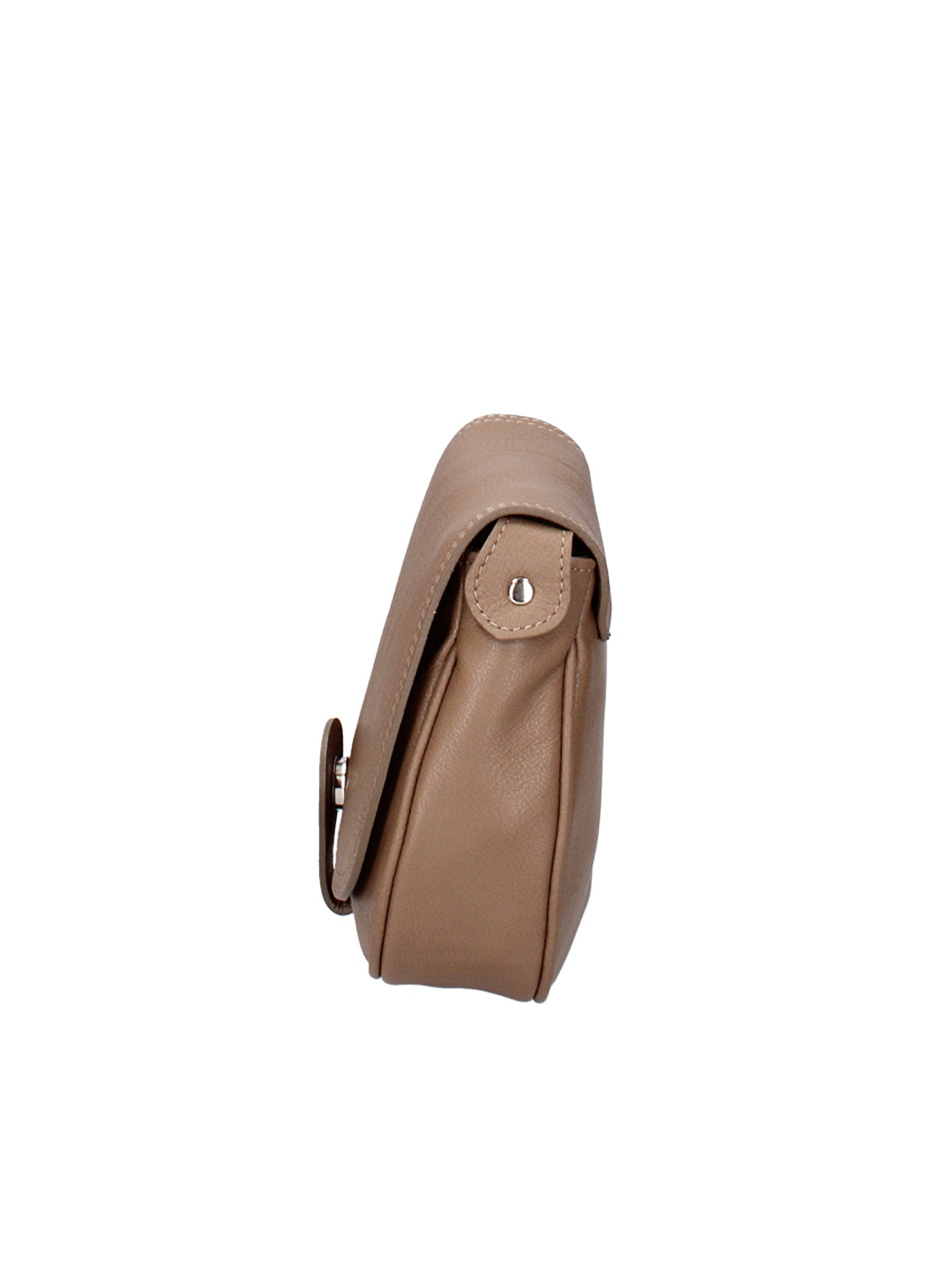 Bianca Borsa a tracolla da donna Vera pelle 10016 1020-S240 TAUPE SCURO Gave Lux