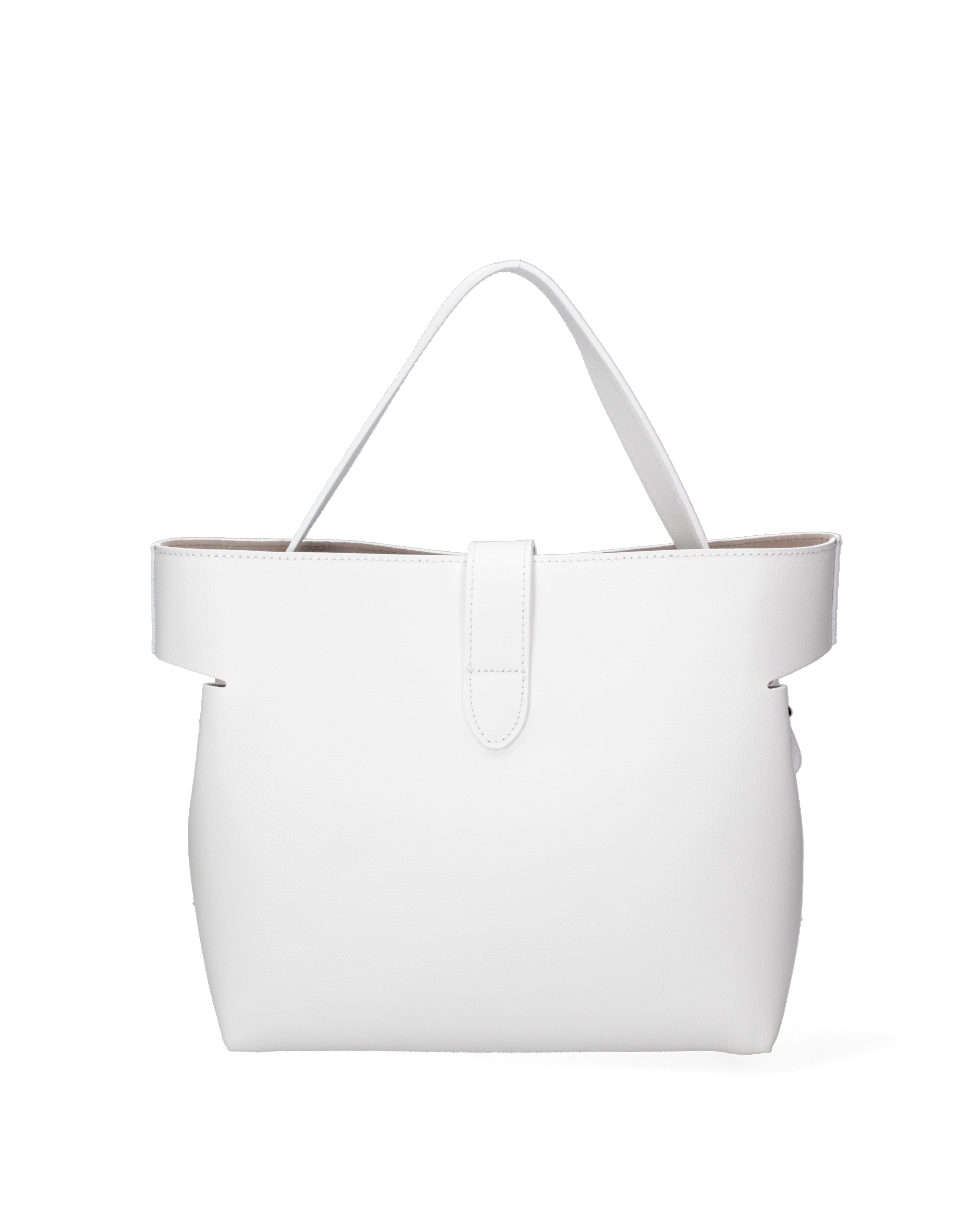 Liviana Borsa a mano da donna Vera pelle 07379-PL01 BIANCO Gave Lux