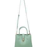 Borsa a mano da donna 100% pelle vegana PU 712-2PT-JADEGREEN Diana&co