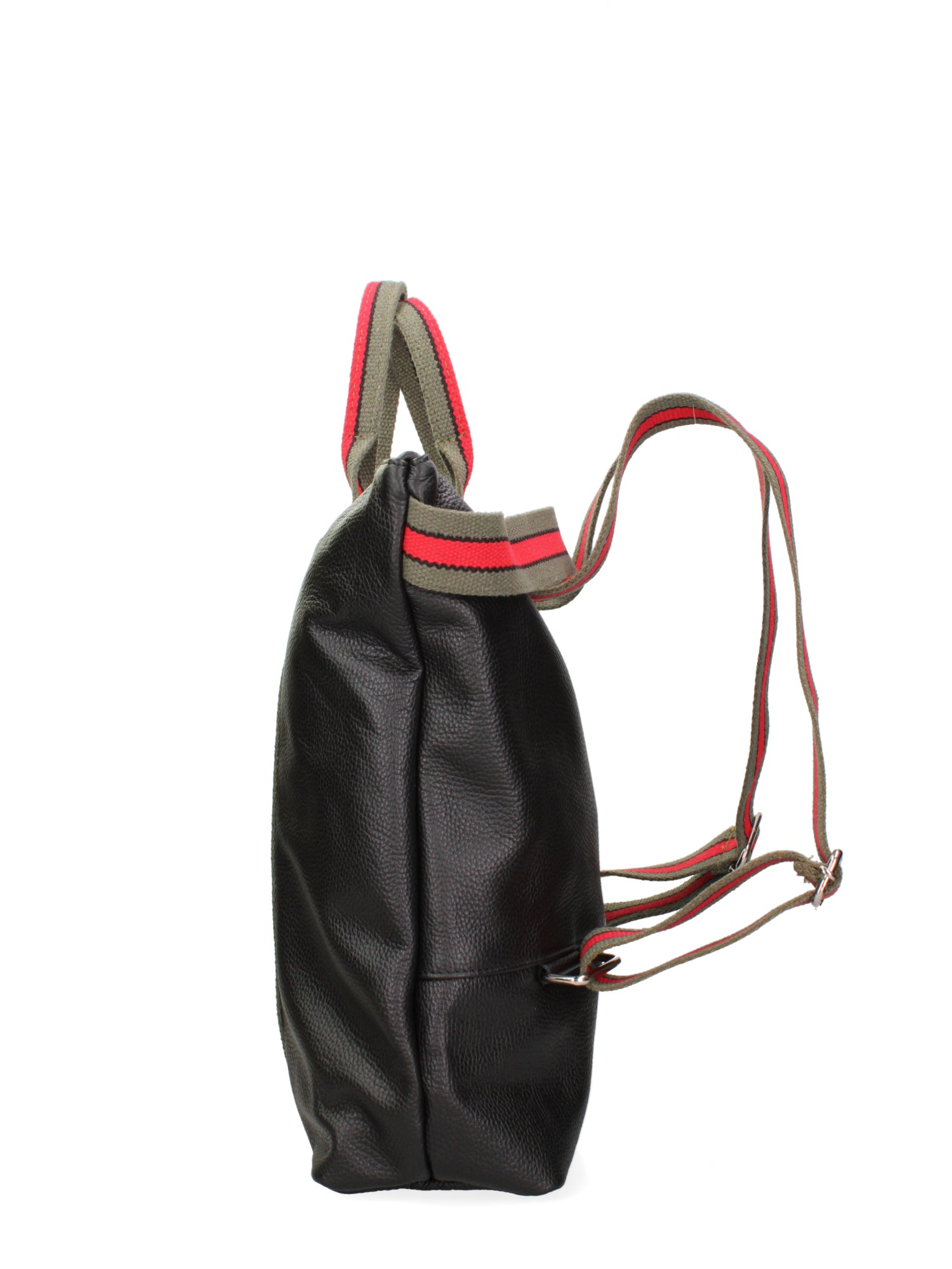 Varese Borsa a mano da donna Vera pelle 689746-D28 NERO - VERDE Gave Lux