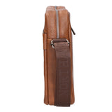 Borsa a tracolla uomo in pelle PU Casual PCL3001-BROWN Northampton Polo Club
