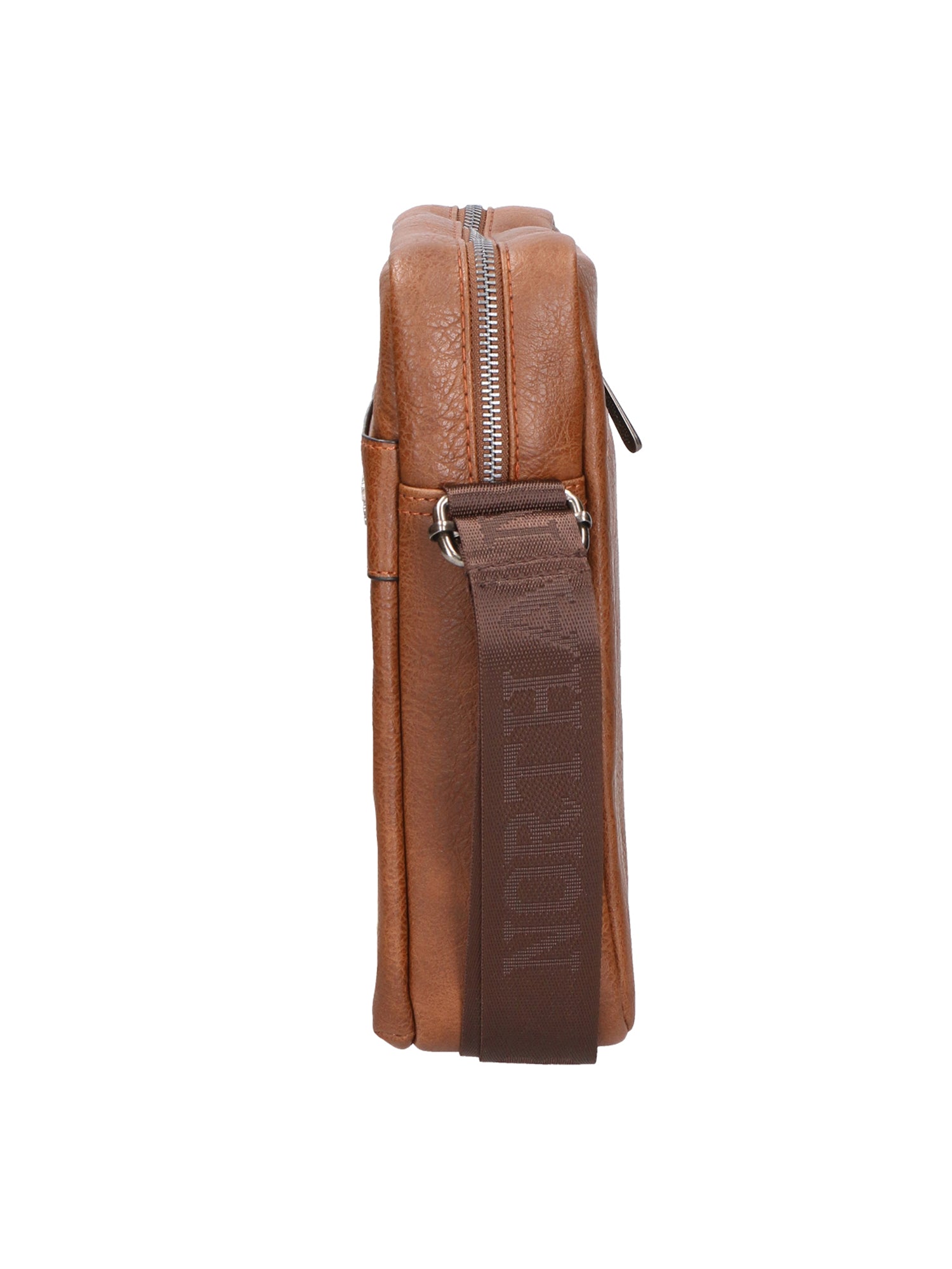 Borsa a tracolla uomo in pelle PU Casual PCL3001-BROWN Northampton Polo Club