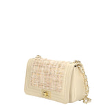 Florelle Borsa a tracolla donna Vera pelle 1511-BEIGE Gave Lux