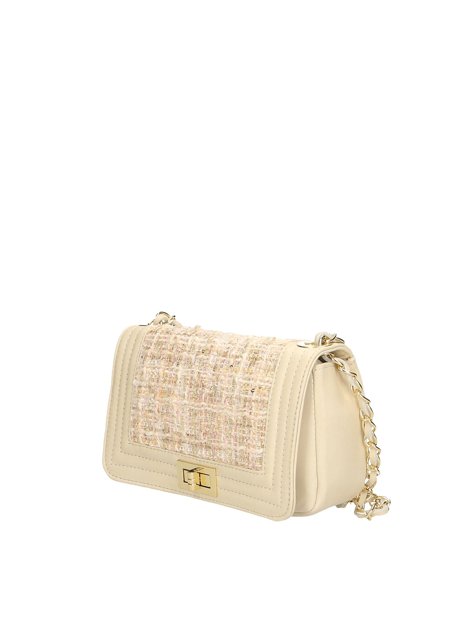 Florelle Borsa a tracolla donna Vera pelle 1511-BEIGE Gave Lux