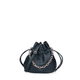 Borsa a secchiello da donna 100% PVC F6717-1-NAVY BLUE David Jones