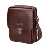 Borsa a tracolla uomo in pelle PU Casual PCL3078-COFFEE Northampton Polo Club