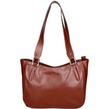 Eva Borsa a spalla da donna Vera pelle 9024-MARRONE BROWN Gave Lux