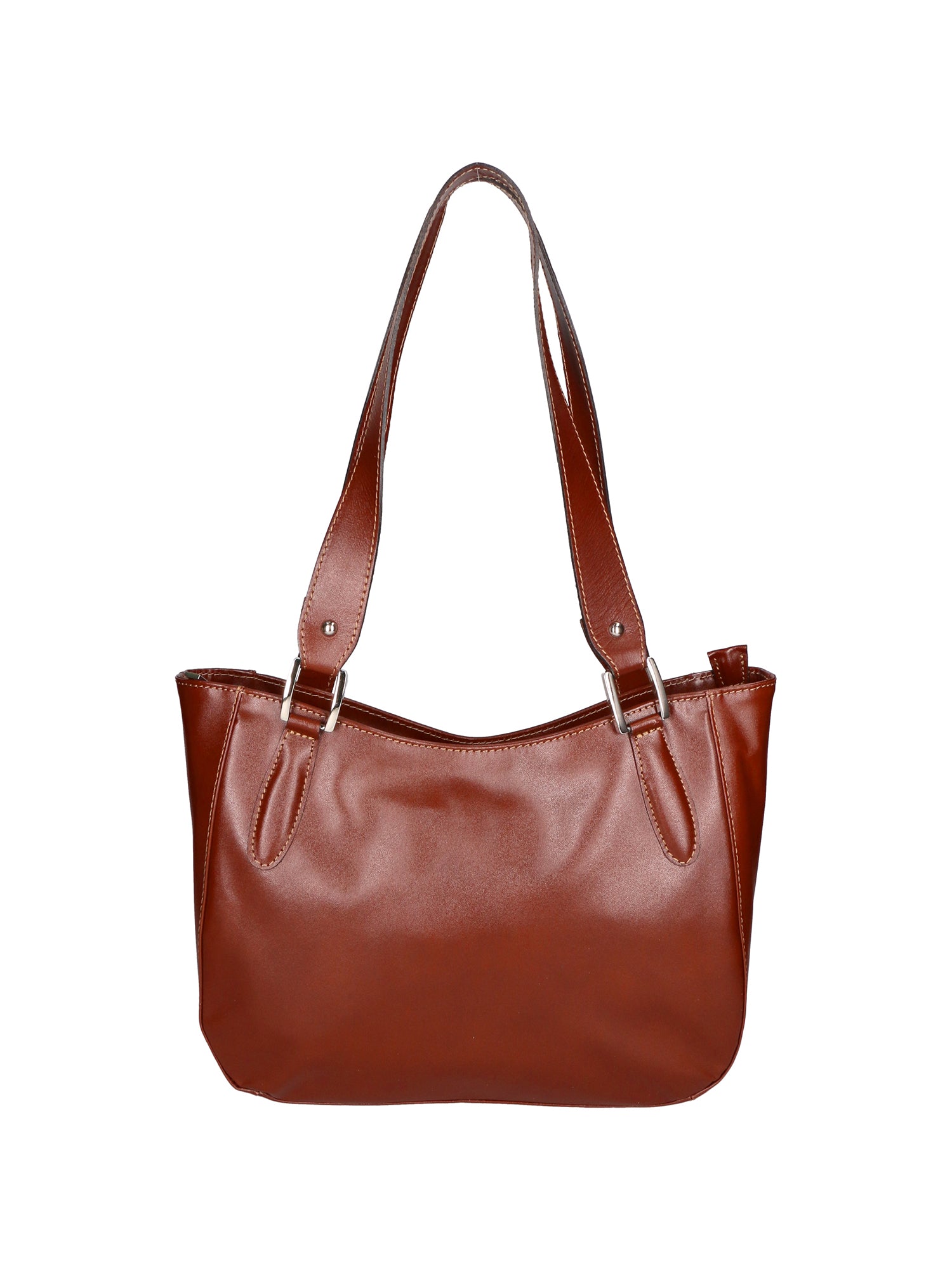 Eva Borsa a spalla da donna Vera pelle 9024-MARRONE BROWN Gave Lux