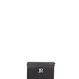Borsa a tracolla da donna 100% vera pelle JR-W-1185-DO-BLACK + SILVER John Richmond