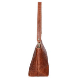 Lorelei Borsa a spalla da donna Vera pelle croco 06498-040 MARMO SCURO Gave Lux