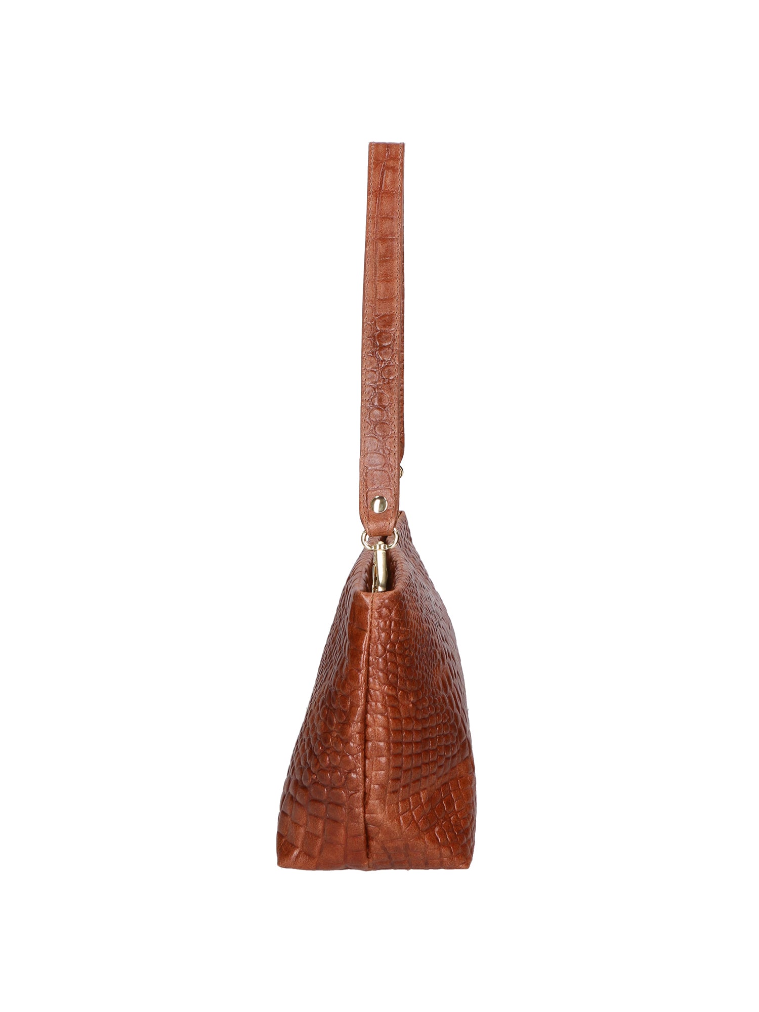 Lorelei Borsa a spalla da donna Vera pelle croco 06498-040 MARMO SCURO Gave Lux
