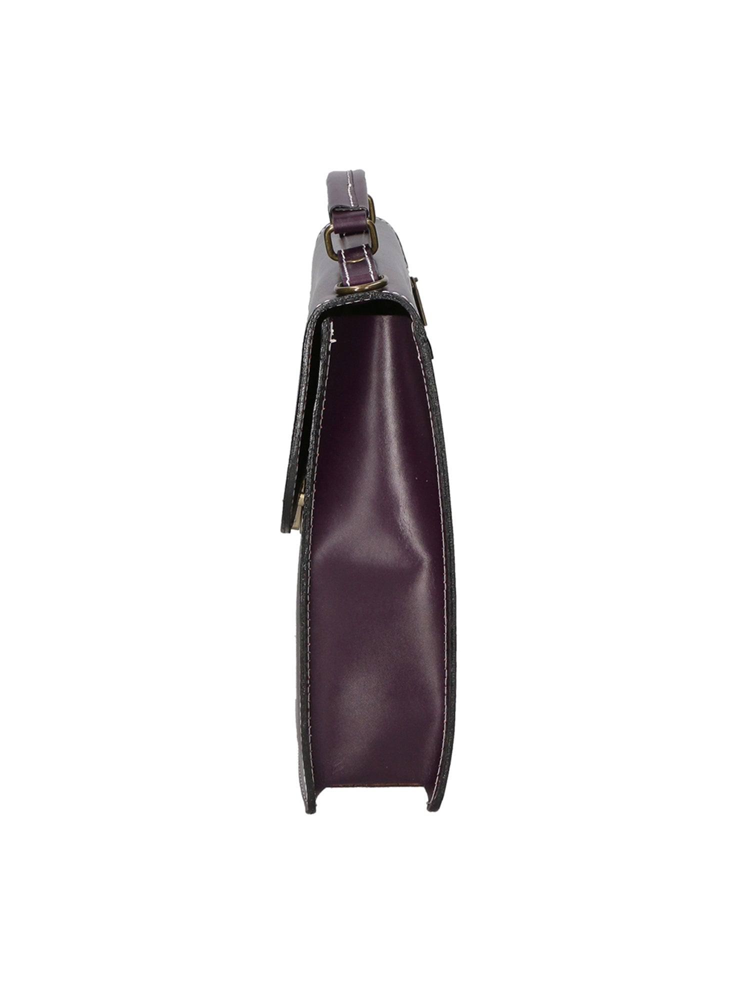 Dafne Borsa da lavoro unisex Vera pelle 7004-VIOLA Gave Lux