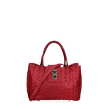 Cervo Borsa a tracolla da donna Vera pelle 7720-ROSSO Gave Lux