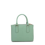 Borsa a mano da donna 100% pelle vegana PU 720-2PT-JADE GREEN Diana&co