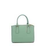 Borsa a mano da donna 100% pelle vegana PU 720-2PT-JADE GREEN Diana&co