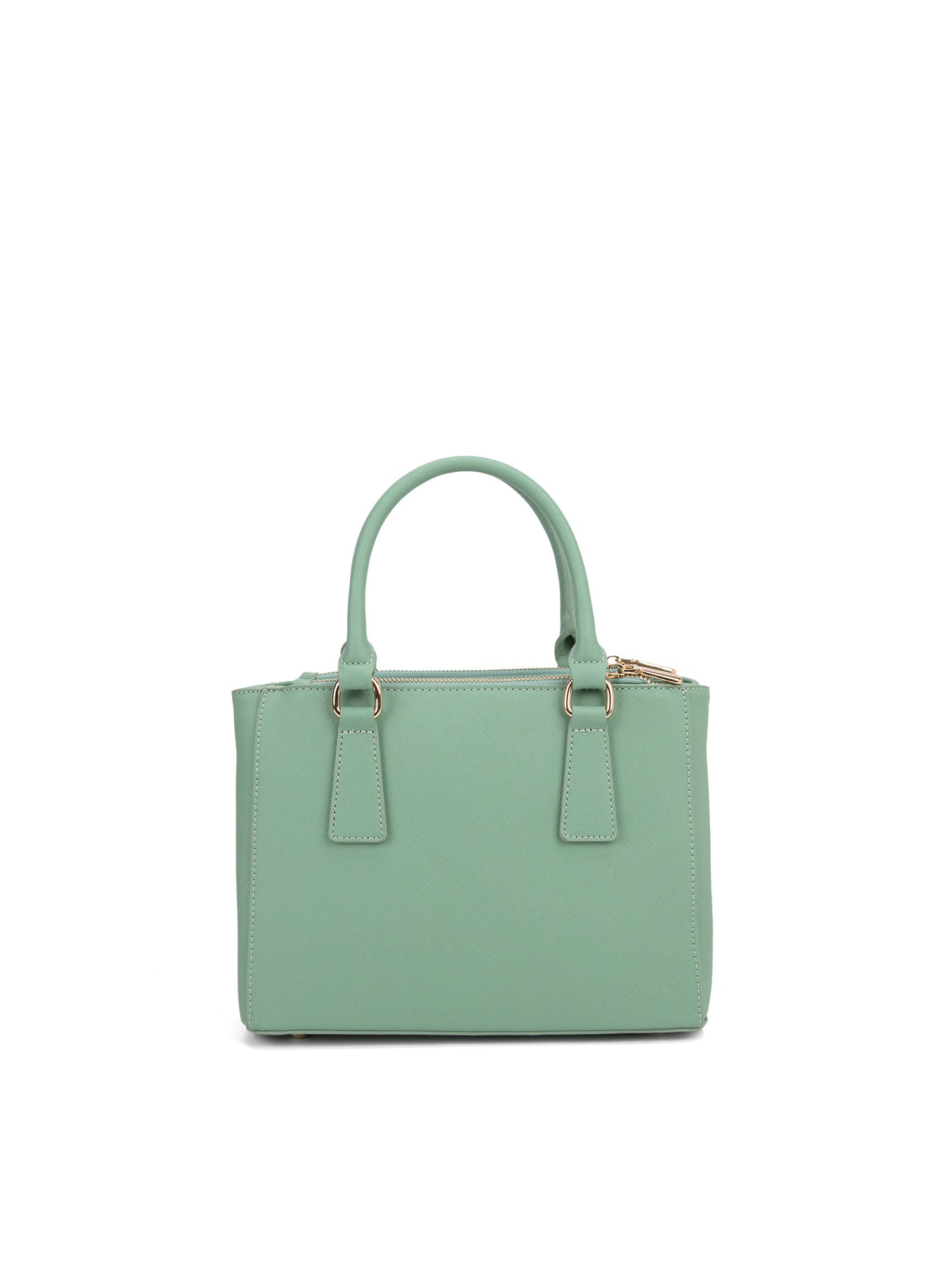 Borsa a mano da donna 100% pelle vegana PU 720-2PT-JADE GREEN Diana&co