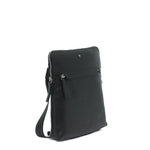 Borsa a tracolla uomo in vera pelle Casual MO-20BC-BLACK Momo Design