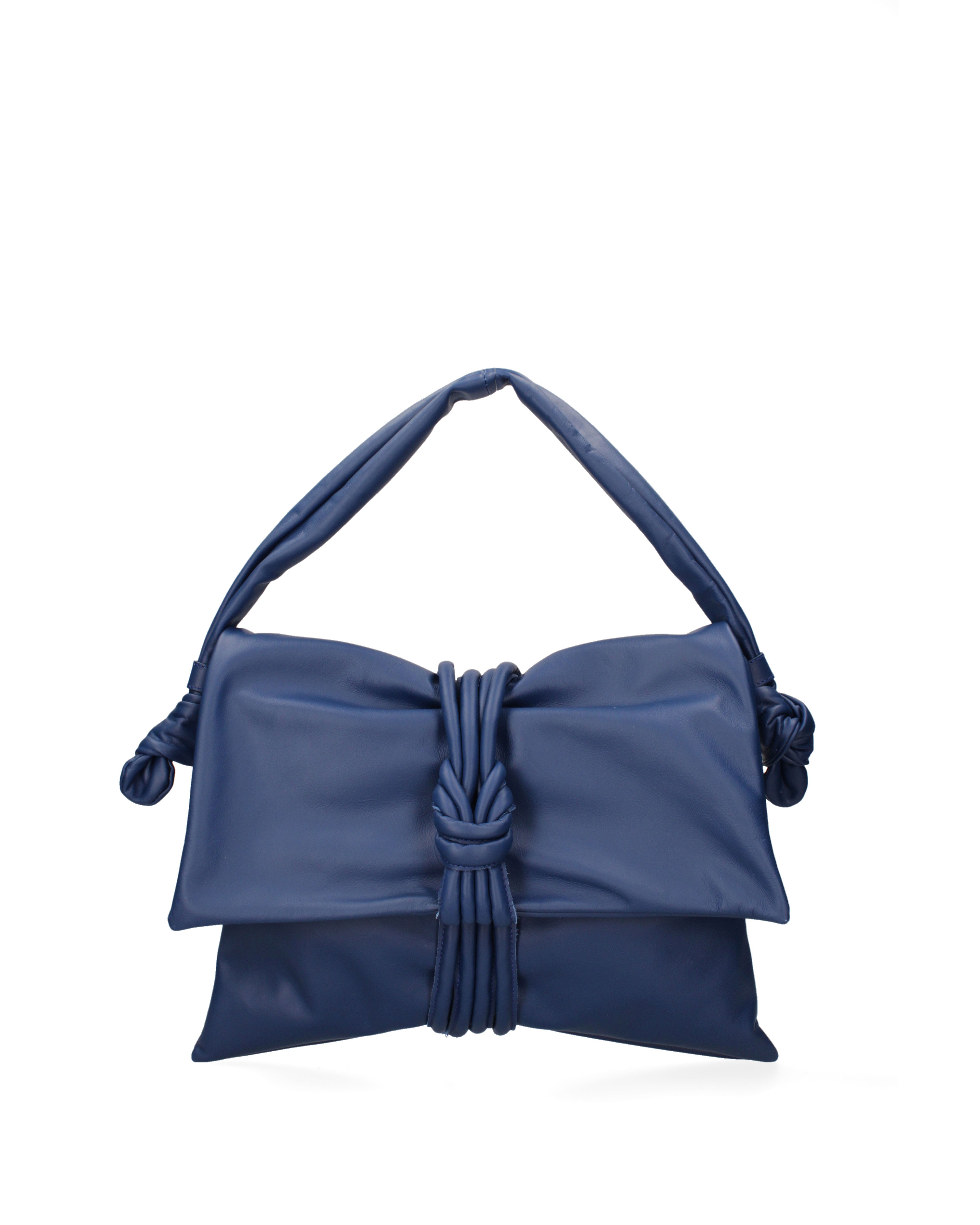 Borsa a spalla da donna Vera pelle 07172-S22 BLUETTE Viola Castellani