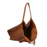 Althea Borsa a mano da donna Vera pelle 5190-041 MARRONE Gave Lux