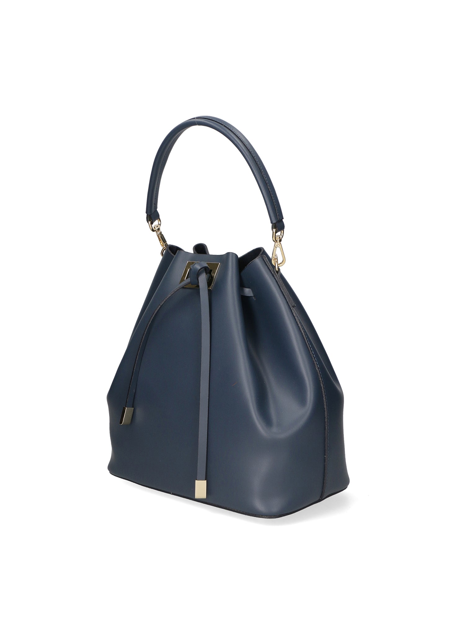 Erina Borsa a mano da donna Vera pelle 8073-P217 BLU NOTTE Gave Lux