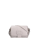 Borsa a tracolla da donna Vera pelle 07143-D86 GRIGIO PERLA Roberta Rossi