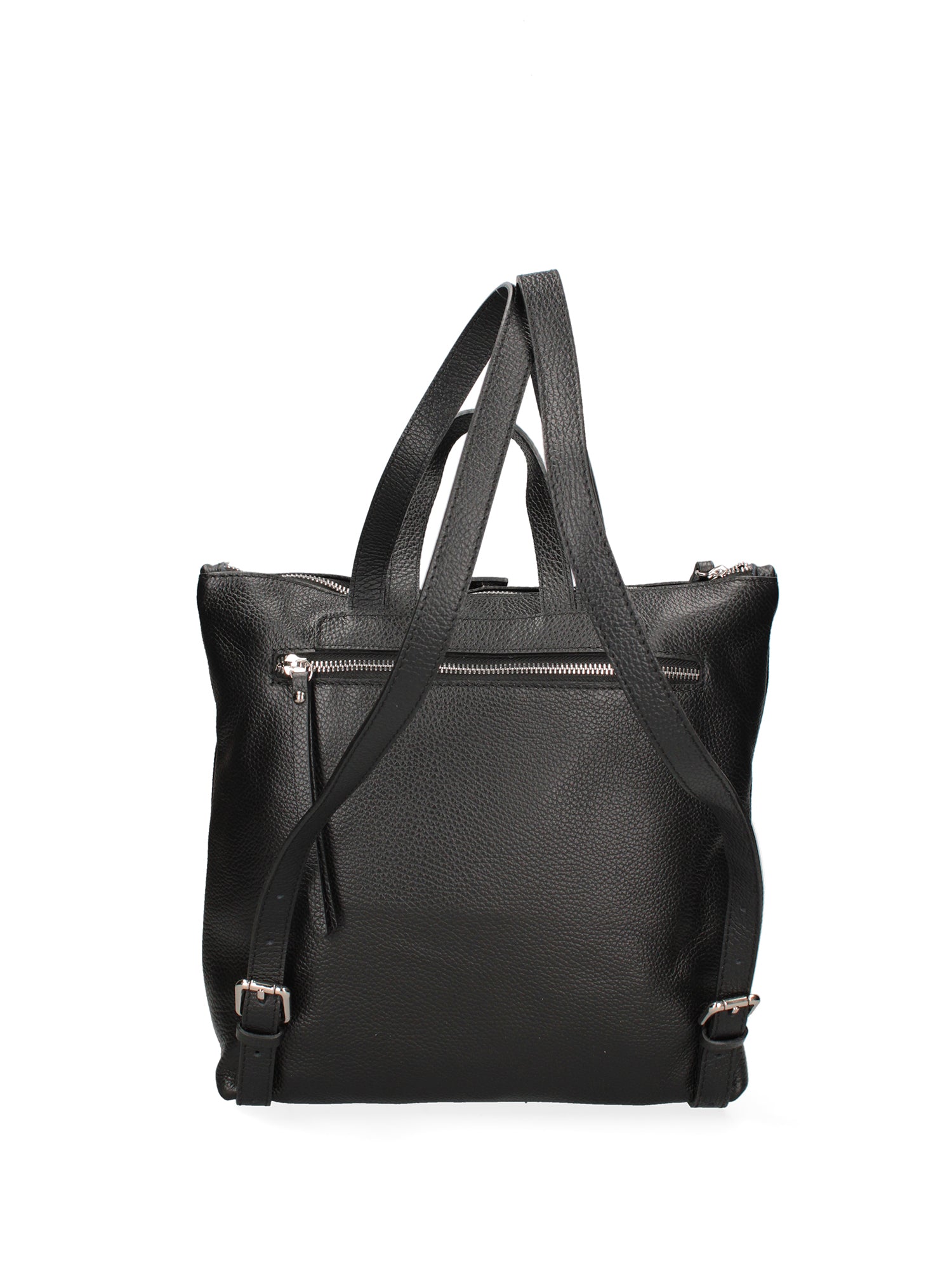 Borsa a mano da donna Vera pelle 07137-D28 NERO Roberta Rossi