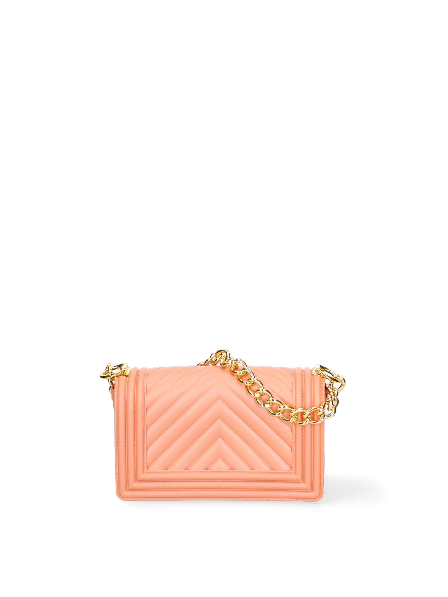 Borsa a mano da donna 100% Pvc FLAT-S 24-DARK RUST - GOLD Marc Ellis