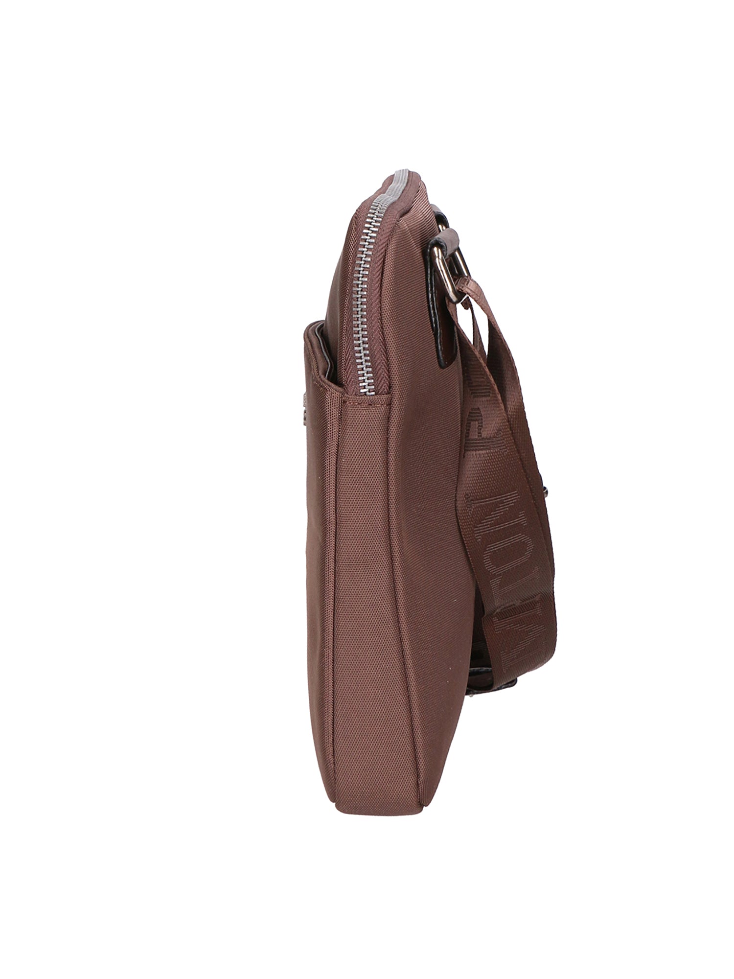 Borsa a tracolla uomo Pelle vegana + Tessuto PCL3153-BROWN Northampton Polo Club