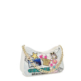 Lunaria Pro Borsa a spalla donna Poliestere + PU B17085-UNICO Braccialini