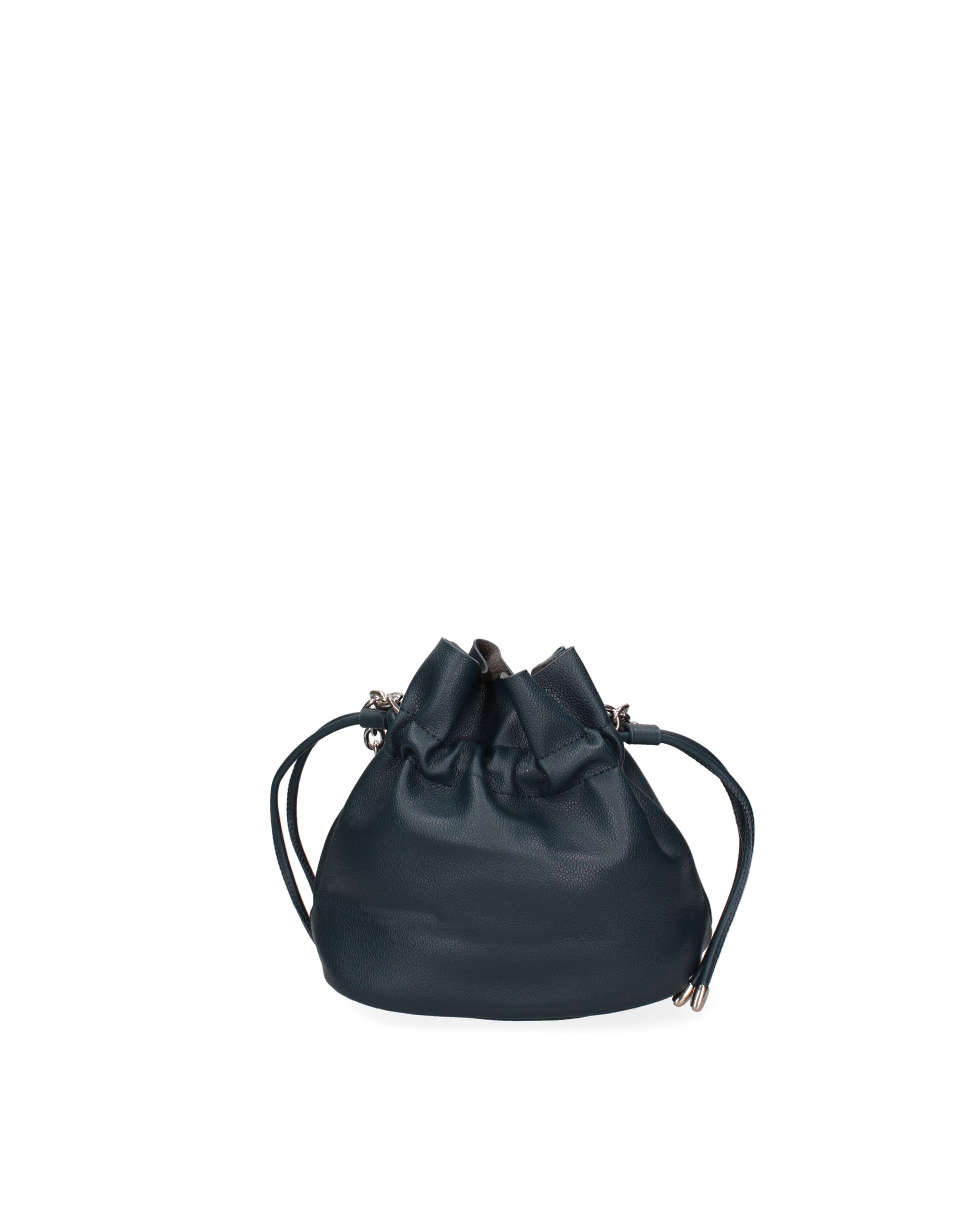 Borsa a secchiello da donna 100% PVC F6717-1-NAVY BLUE David Jones