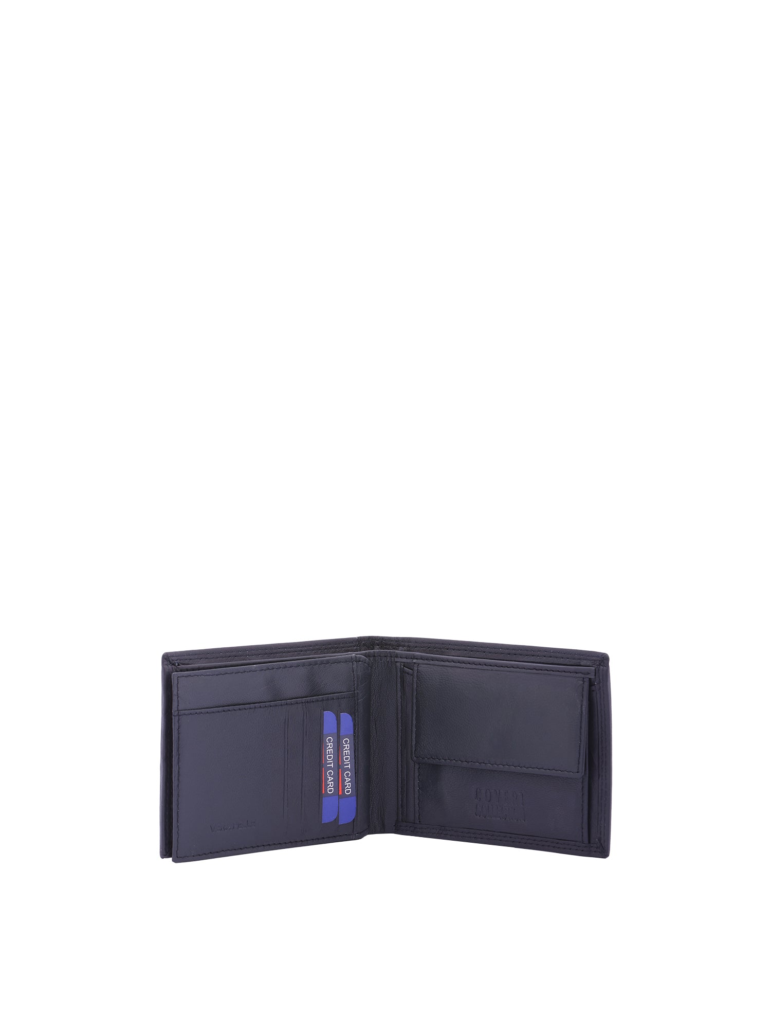 Portafoglio uomo in vera pelle Casual CC408-293-BLU Coveri Collection