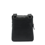 Borsa a tracolla uomo in vera pelle Casual MO-20BC-BLACK Momo Design