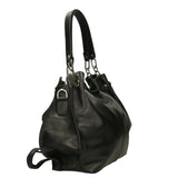 Ereba Borsa a mano da donna Made in Italy 100% pelle 3305-NERO BLACK Gave Lux