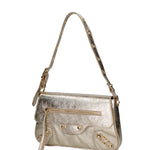 Borsa a spalla da donna Vera pelle 07234-L003 ORO Roberta Rossi