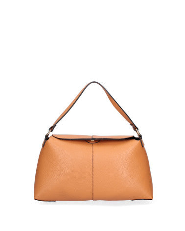 Borsa a spalla da donna Vera pelle 07154-D44 CUOIO Roberta Rossi