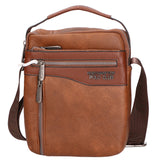 Borsa a tracolla uomo in pelle PU Casual PCL3004-COFFEE Northampton Polo Club