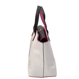100% poliuretano B16442-BIANCO Borsa a mano da donna Modello Allegria Braccialini