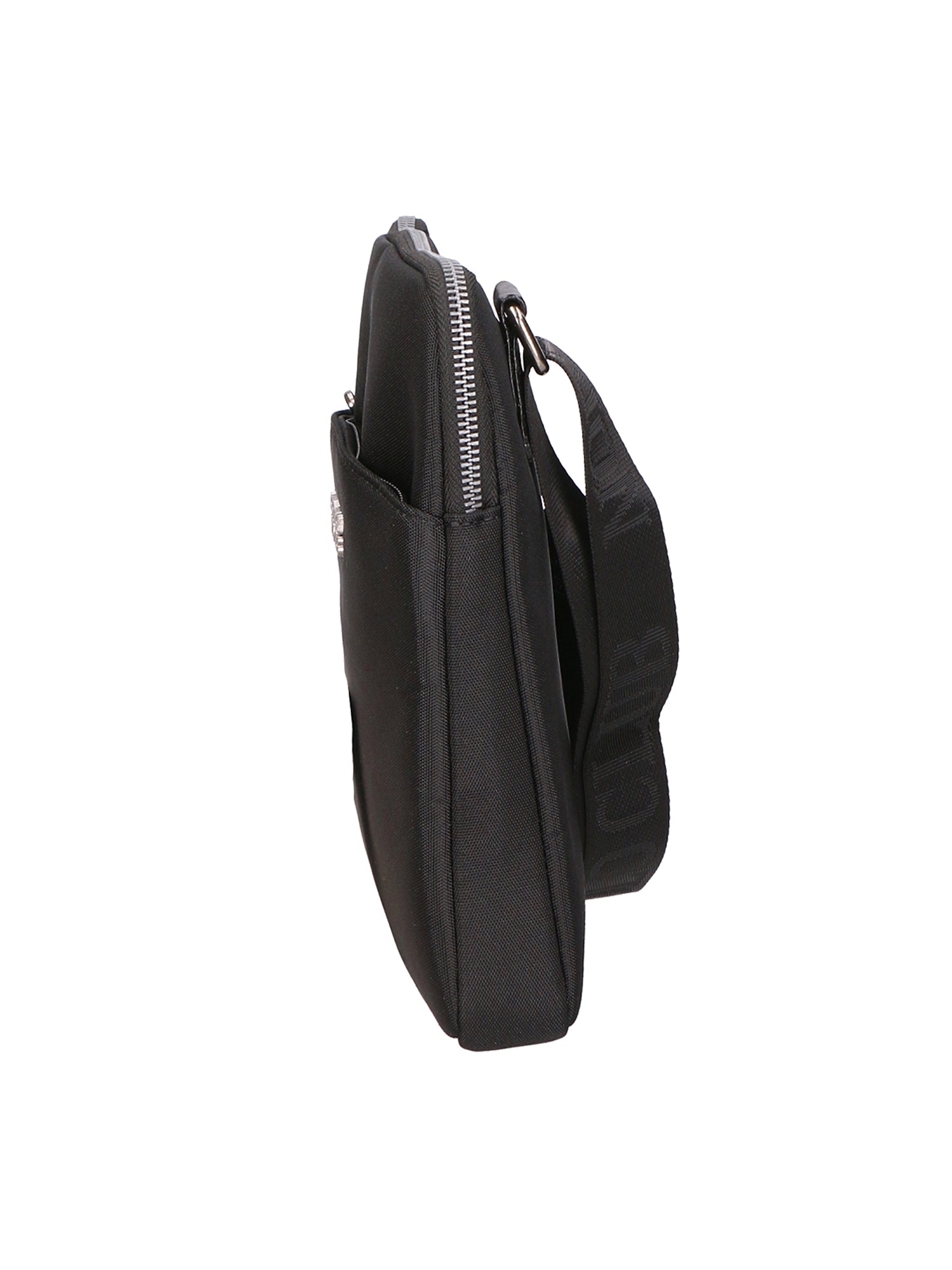 Borsa a tracolla uomo Pelle vegana + Tessuto PCL3153-BLACK Northampton Polo Club