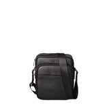 Borsa a tracolla uomo vera pelle Casual PC3173-NERO Northampton Polo Club