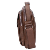Borsa a tracolla uomo 100% PU Leather PCL3051-COFFEE Northampton Polo Club