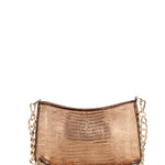Borsa a spalla da donna Vera pelle effetto lucertola JR-W-1079-D. BRONZE-GOLD John Richmond