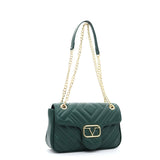Siviglia Borsa a tracolla da donna Ecopelle VT-206-VERDE 19V69 Italia