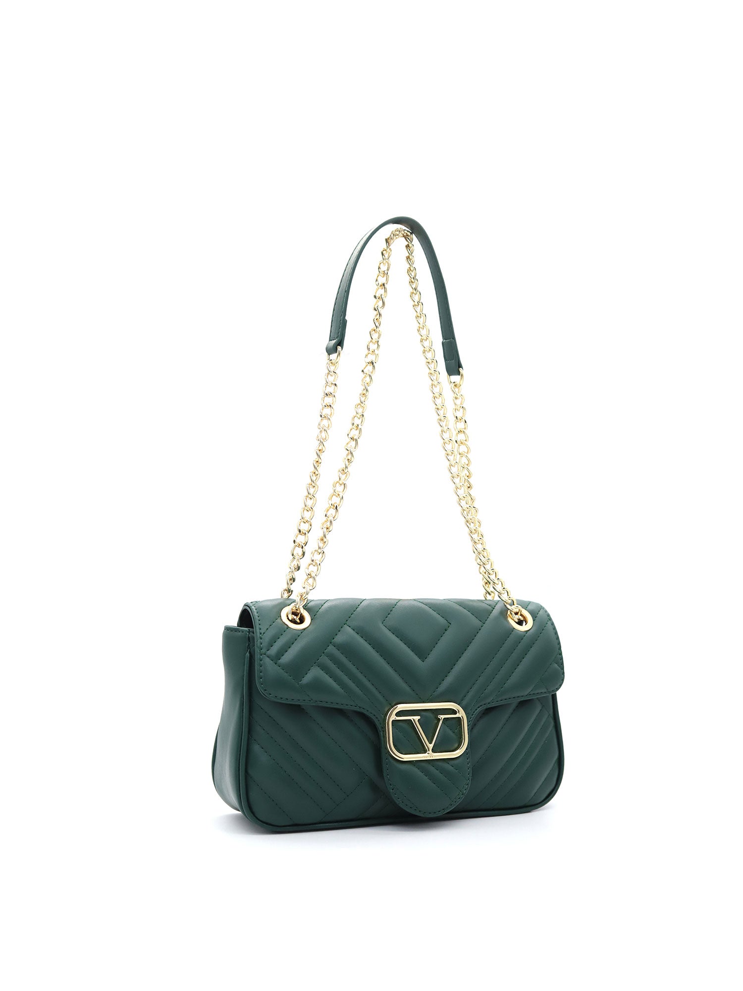 Siviglia Borsa a tracolla da donna Ecopelle VT-206-VERDE 19V69 Italia